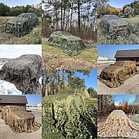 Сітка маскувальна 4х5м для авто, пікапа, позашляховиків та техніки. Маскування для окопів та бліндажів