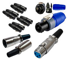 Роз’єми Canon xlr та Speakon