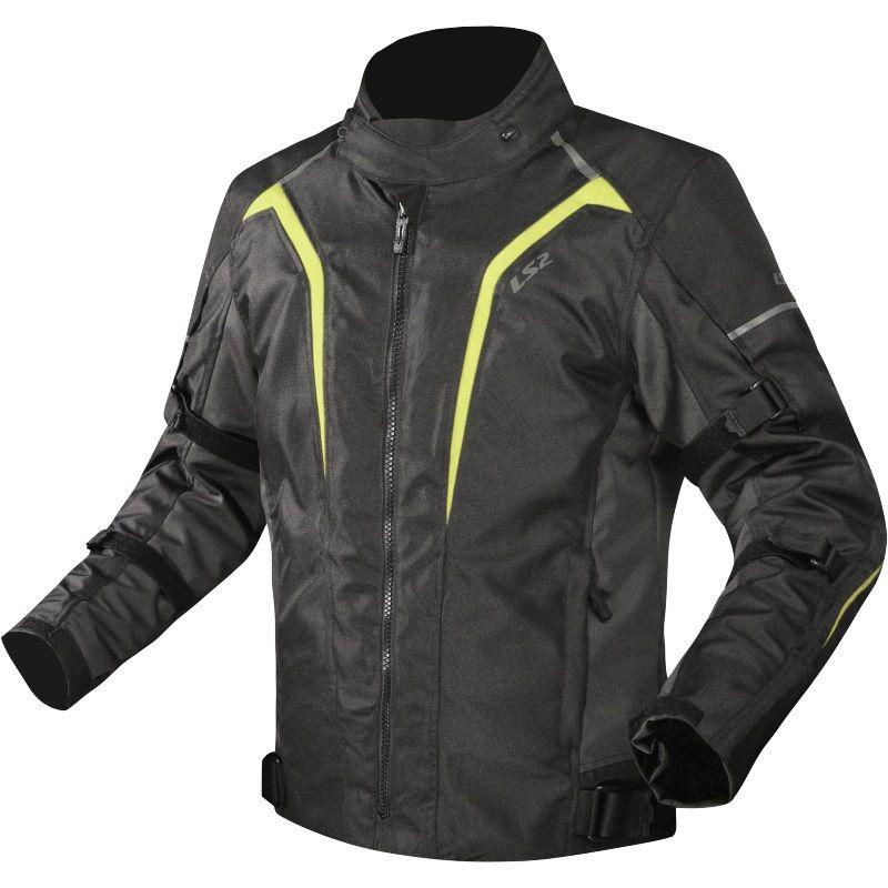 Мотокуртка LS2 Sepang Man Jacket Black Grey Hi-Vis Yellow, фото 1