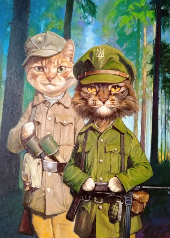 Листівка "Слава героям!" "Glory to the heroes!"