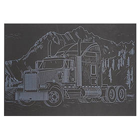 Гравюра А5 "Вантажівка-1" Danko Toys ГрА5с-17 економ варіант у пакеті 21 х 14,8 см, Toyman