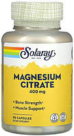 Магній цитрат Magnesium Citrate 400 mg Solaray, в капсулах 90 шт
