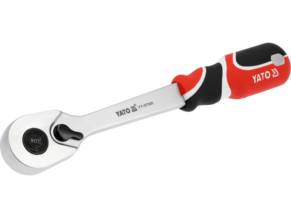 Тріскачка 1/2" з прямою ручкою YATO 1000 Нм 90Т 256 мм YT-07355