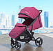 Дитяча прогулянкова коляска Panamera C689 Pink, дощовик, москітка, фото 3