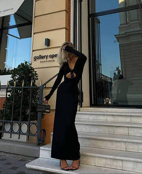 Сукня жіноча облягаюча з віскози з вирізом на груді (Норма)