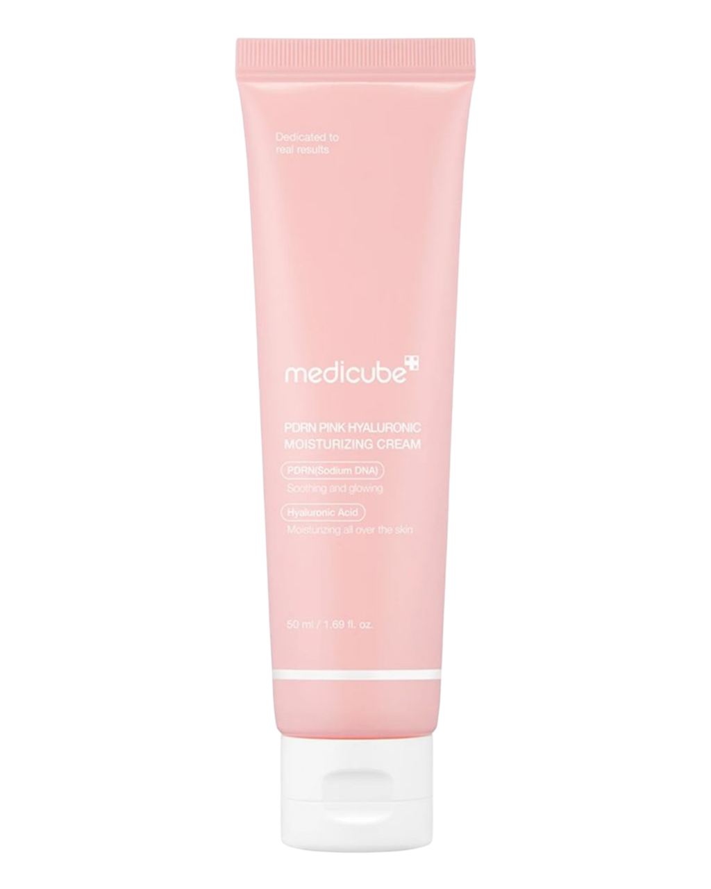 Зволожуючий крем Medicube PDRN Pink Hyaluronic Moisturizing Cream 50 мл з полінуклеотидами та гіалуроновою кислотою