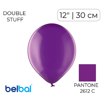 Дабл Стафф BELBAL-ББ 12" 025 в 023 Темно-Фіолетовий | Dark Purple, фото 1