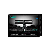 Професійний фен для волосся VGR High-Speed Hair Dryer Black, 1900W (V-401-BK), фото 5