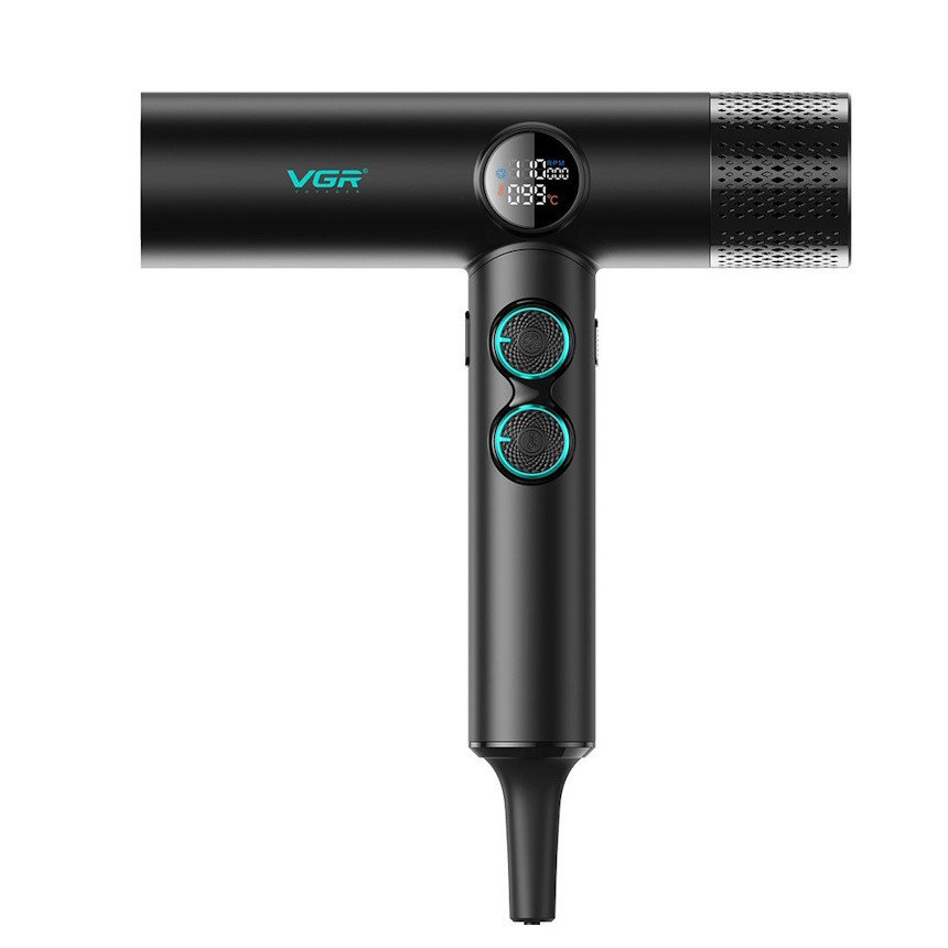 Професійний фен для волосся VGR High-Speed Hair Dryer Black, 1900W (V-401-BK)