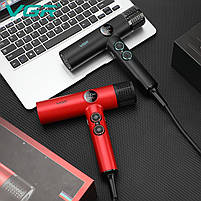 Професійний фен для волосся VGR High-Speed Hair Dryer Black, 1900W (V-401-BK), фото 6