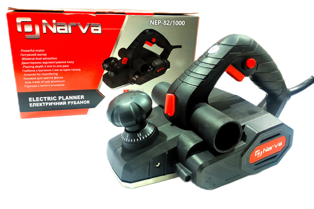 Рубанок електричний NARVA NEP-82/1000, фото 1