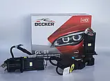 Лампи лінзи H4 Decker GL-01 PRO LED Hi/Low 9000 Lm Can 65 W 6000k 12v 24v, фото 7