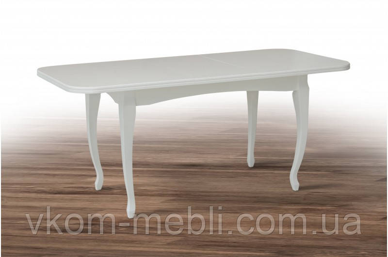Стіл обідній Соренто (1300+400)*780, білий, фото 1
