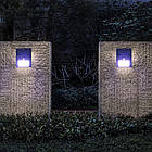 Вуличний LED ліхтар із сонячною панеллю, 20LED / Настінний фасадний світильник на вулицю, фото 2