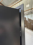 Вхідні двері Метал/МДФ полуторні Адель Ваш ВиД Антрацит 1200х2050х80Ліве/Праве, фото 5