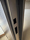Вхідні двері Метал/МДФ полуторні Адель Ваш ВиД Антрацит 1200х2050х80Ліве/Праве, фото 6