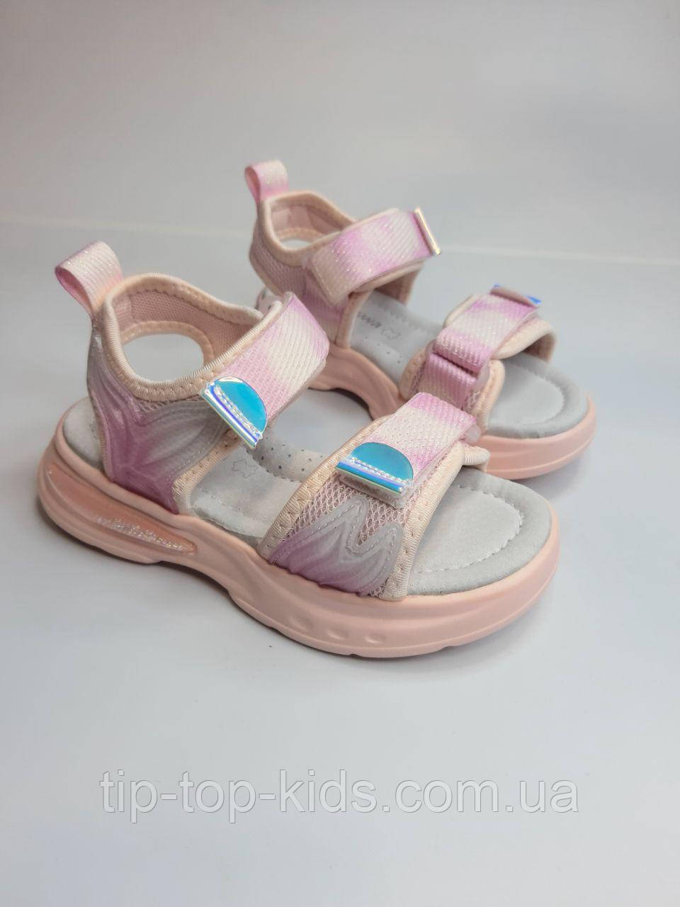 Босоніжки для дівчинки Apawwa 1374 NP рожеві р. 28,29, фото 1