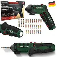 Акумуляторна викрутка, шурупокрут Parkside PSSA 4 B2 (4 V, 1500 mAh, 10 Nm, Німеччина)