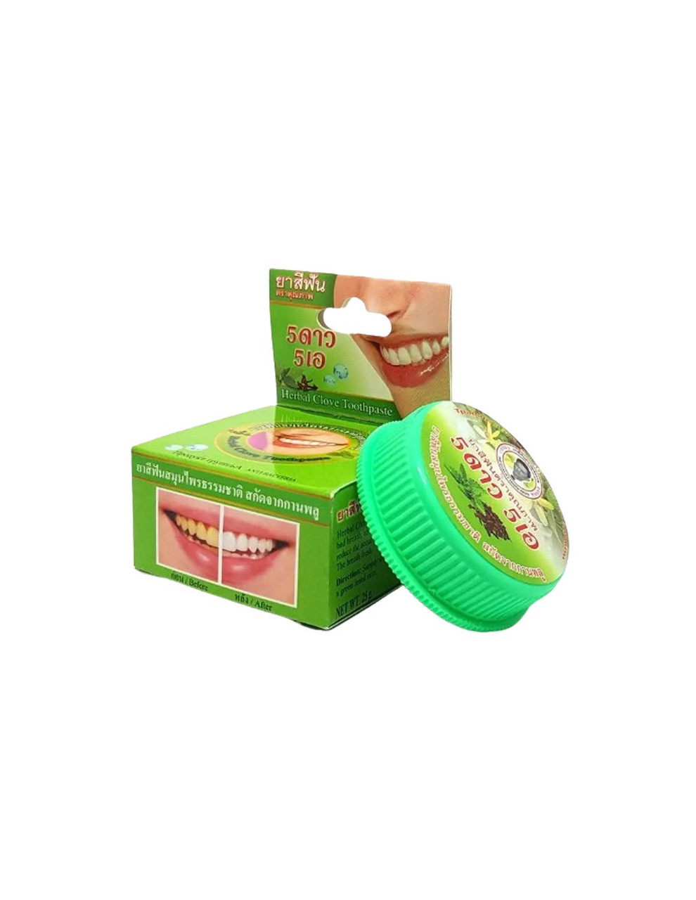 Тайська зубна паста 5Star5A з гвоздичною олією та травами для лікування захворювань ясен 25 г