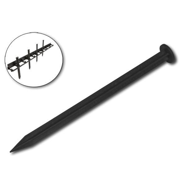 Кілок фіксувальний для бордюрів, 25см, RIM-BORD - 50шт., OBKT25/50, фото 1