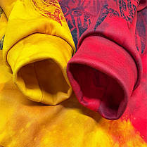 Худі чоловіче з принтом «5-та окрема штурмова Київська бригада. Засновники Києва» чорний, фото 3