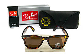 Сонцезахисні окуляри RAY BAN Wayfarer NEW поляризаційні UV400 (арт. P2140) леопардовий