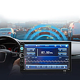 Автомагнітола 2DIN з Bluetooth та сенсорною панеллю 7", сенсорна магнітола в машину з пультом управління 7018B, фото 3