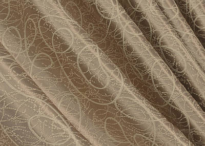 Двостороння тканина блекаут-софт колекція "Жаклін". Колір бежевий. Код 671ш