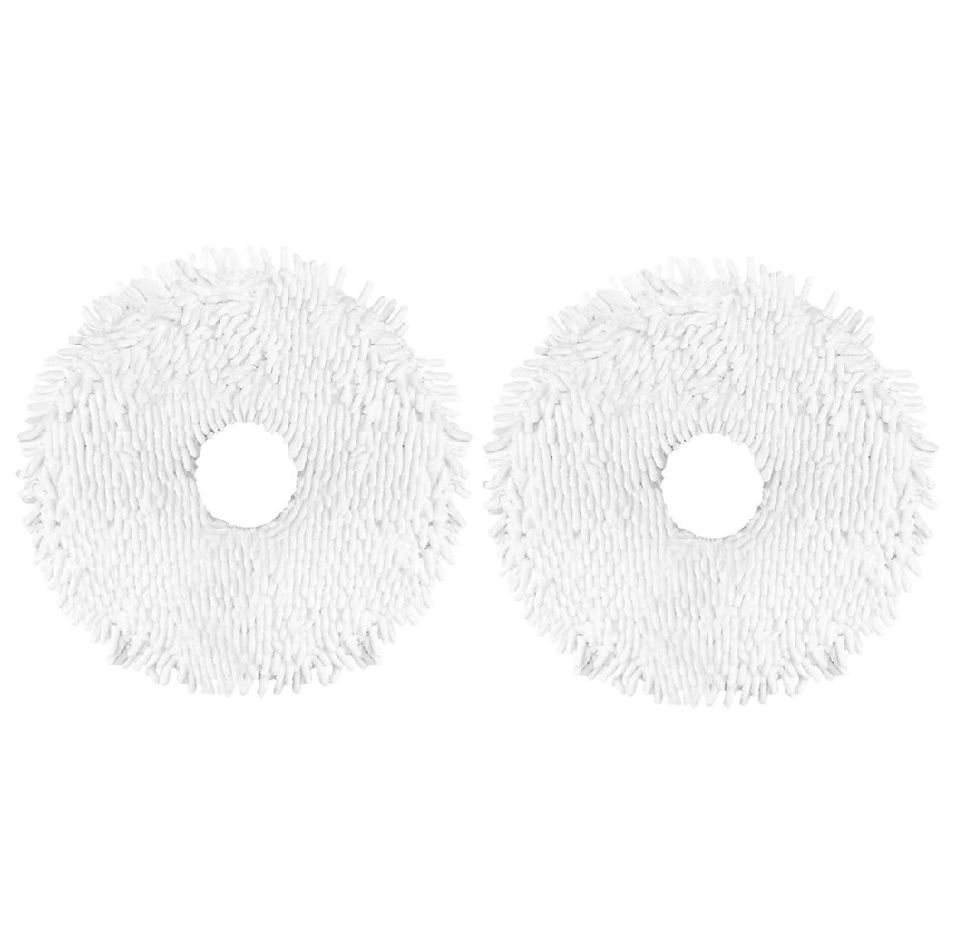 Мікрофіброві ганчірки (накладки) для робот-пилососа Midea V12 ( WS2301 ) / Midea VCR V12 / 2 штуки