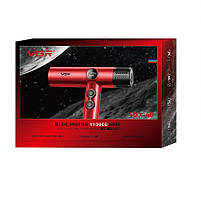 Професійний фен для волосся VGR High-Speed Hair Dryer Red, 1900W (V-401-RD), фото 5