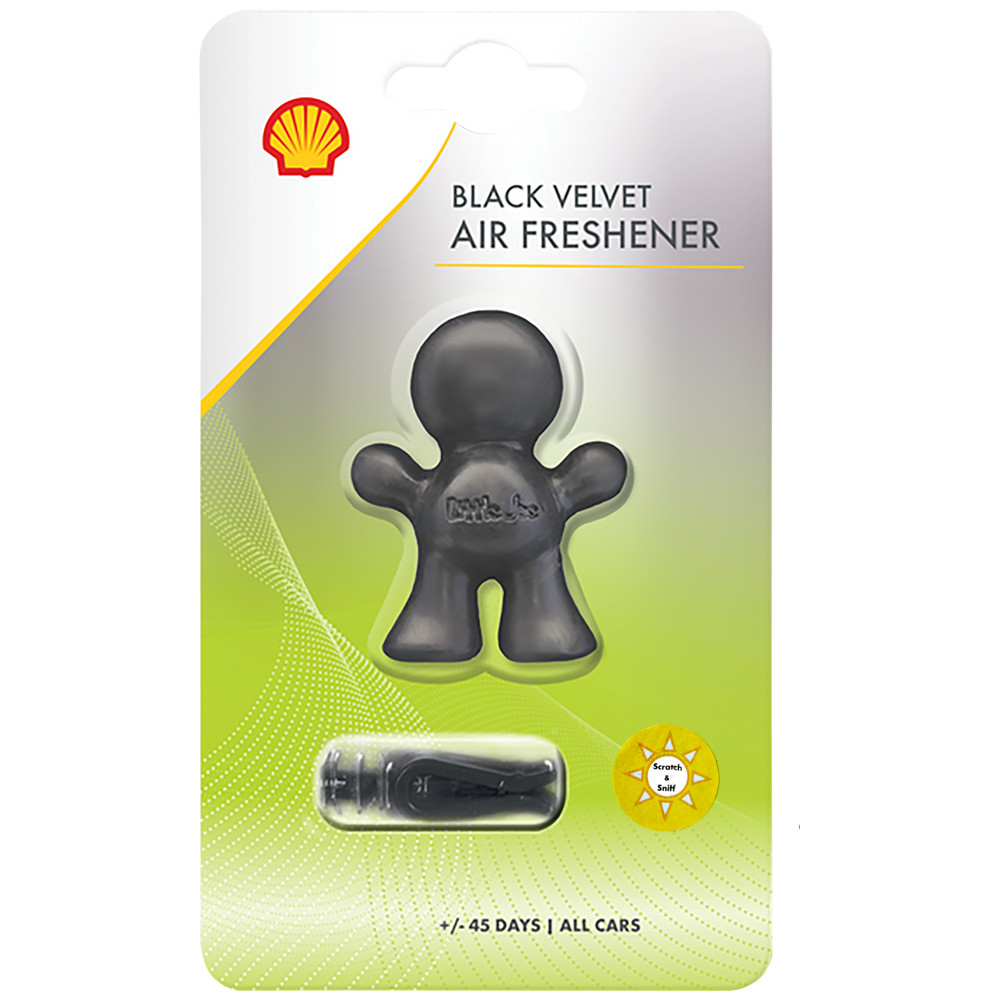 Ароматизатор для салону авто Shell Little Joe Black Velvet Чорний Оксамит