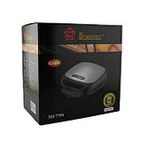 Гриль 6 в1 Domotec Німеччина (орешниця, вафельниця, гриль, сендвічниця,пончики,мадлен) 2200 Watt WE 8943 PO, фото 4