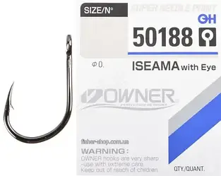 Гачок OWNER 50188 Iseama with Eye №14 (10 шт/уп)