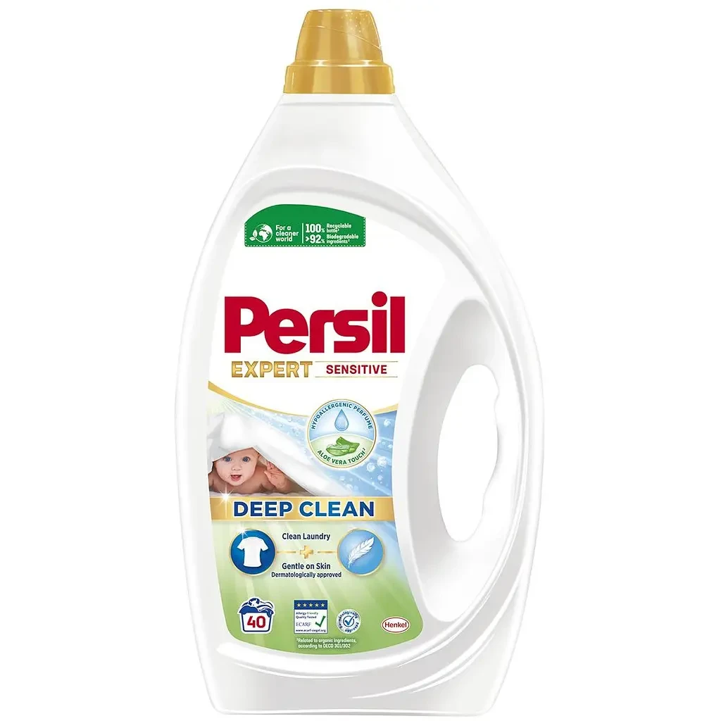 Гель для прання дитячого одягу Persil Sensitive Gel 1.80л.