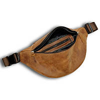 Бананка сумка чоловіча коньяк Gorillas BBQ FR17