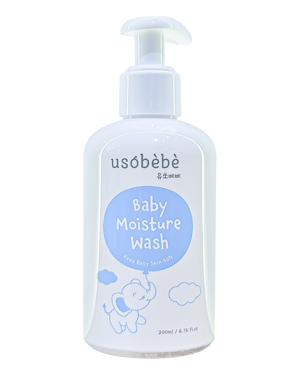 Дитячий засіб для очищення шкіри USOBEBE Baby Moisture Wash 200 мл, фото 1