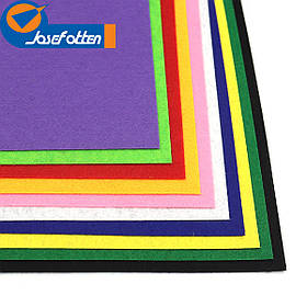 Фетр Hard А4 1,2 мм 170 г/м2 набір 10 кольорів J.Otten HQ170-MIX1