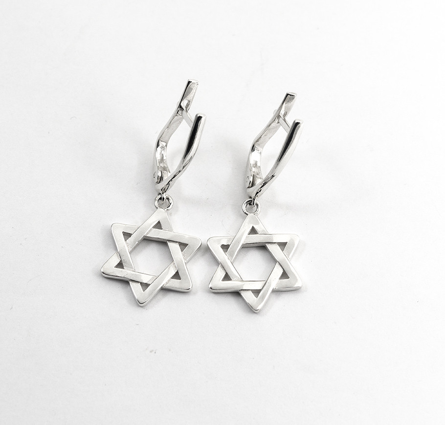 Сережки Зірка Давида, фото 1