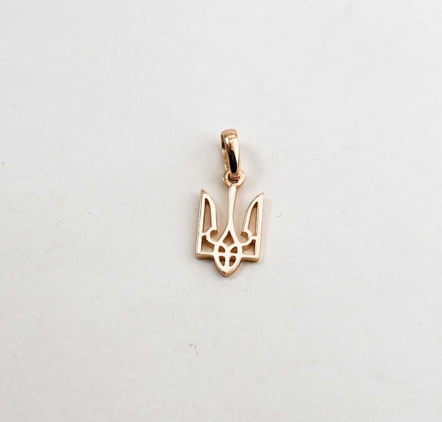 Кулон Герб України З Золота, фото 1