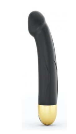 Вібратор Dorcel Real Vibration M Gold 2.0, діам 3,7 см, перезаряджуваний, для точки G