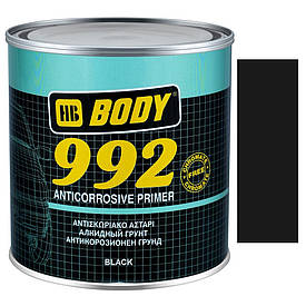Алкідний антикорозійний ґрунт чорний Body 1K 992 Black 1кг