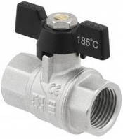 Кран кульовий для води Raftec серії Black Ду15 в/в (метелик)