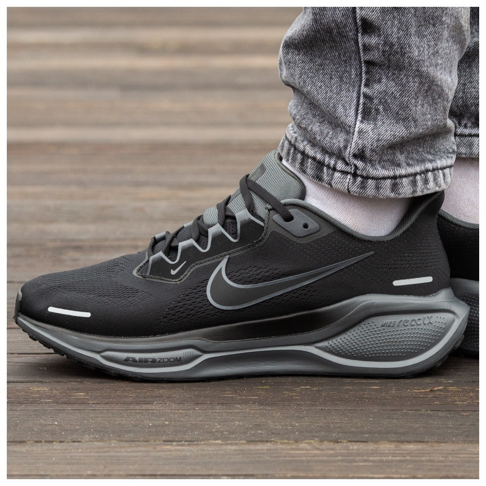 Чоловічі весняні кросівки Nike Air Zoom Pegasus 41 Black Grey, чорні літні кросівки найк аір зум пегасус 41