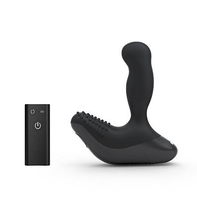 Масажер простати Nexus Revo Stealth з обертовою головкою та пультом ДК, макс діаметр 3,2 см