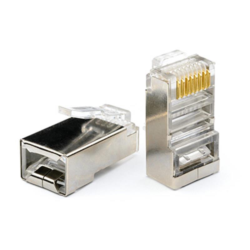 Конектор RJ45 Atcom (10698) екран 100 шт/уп, фото 1