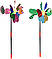 Дитячий вітрячок Квіточка на паличці (комахи/павич 20,5 см) MR 1353, фото 2