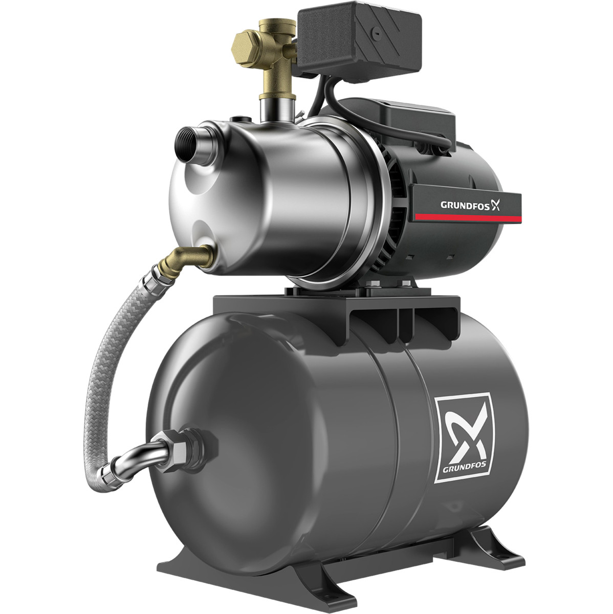 Насосна установка Grundfos JP 4-54 PT-H з баком 20 л