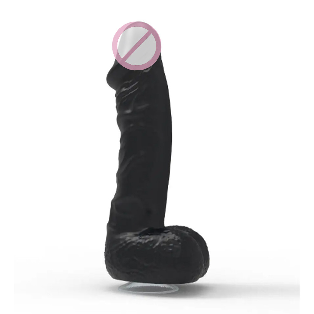 Крафтове мило-член із присоскою Чистий Кайф Black size L, натуральне, фото 1