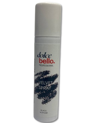 Велюр шоколадний Velvet Spray Dolce Bello Чорний 100 мл, фото 1