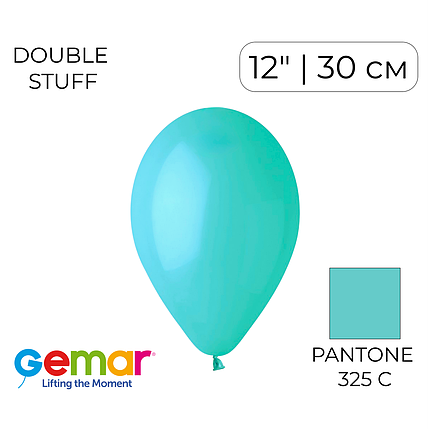 Дабл Стафф GEMAR-ДЖ 12" 068 в 050 Аквамариновий | Aquamarine, фото 1